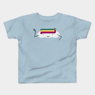 Rainbow Hair Kids T-Shirt